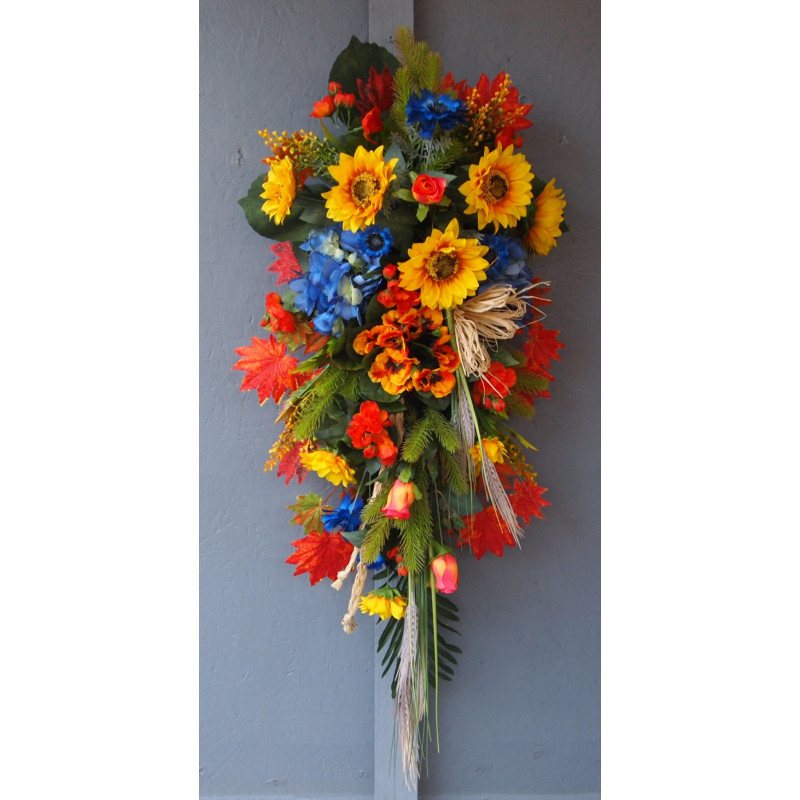 Raquette champêtre goutte d'eau, raphia