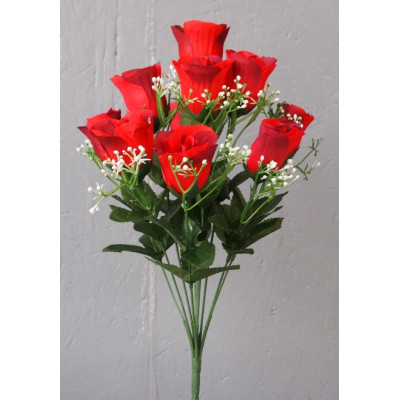Petit bouquet de 10 roses boutons