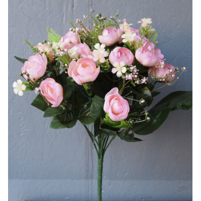 Bouquet renoncules et fleurettes