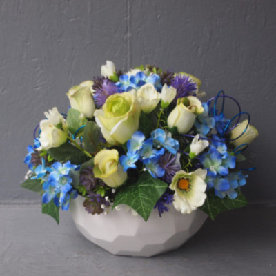 Compo Quartz roses-hortensia