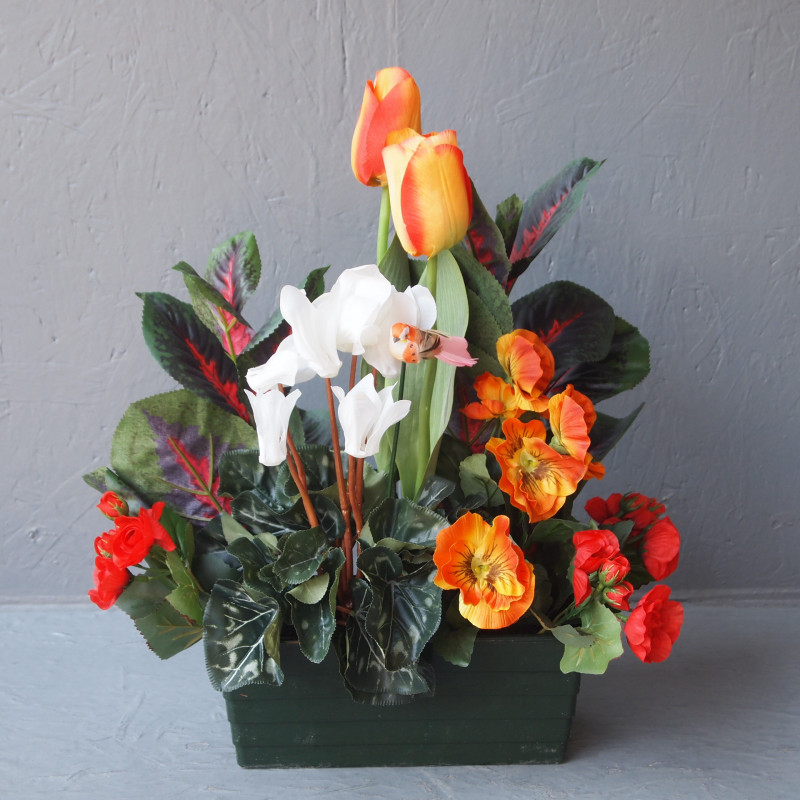 Jardinière plantes oiseau