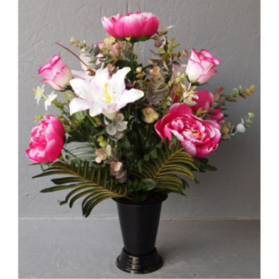 Cône conique pivoine-lis