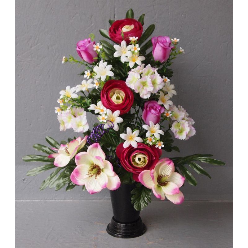 Cône face renoncules-magnolias