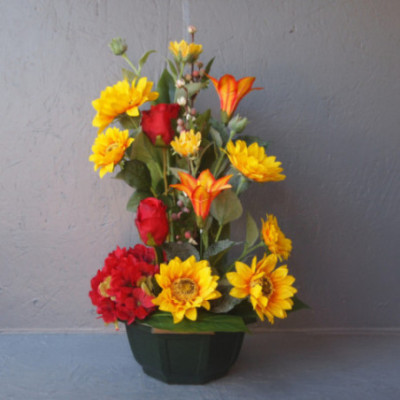 Compo une face tournesols