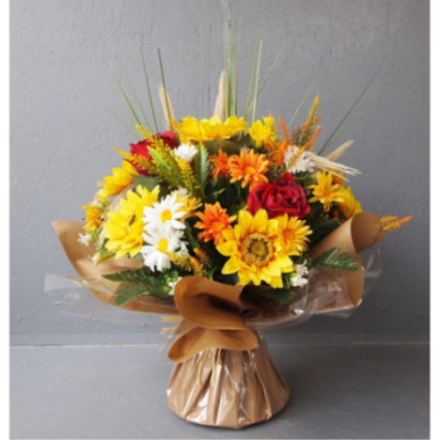 Bouquet bulle tournesols