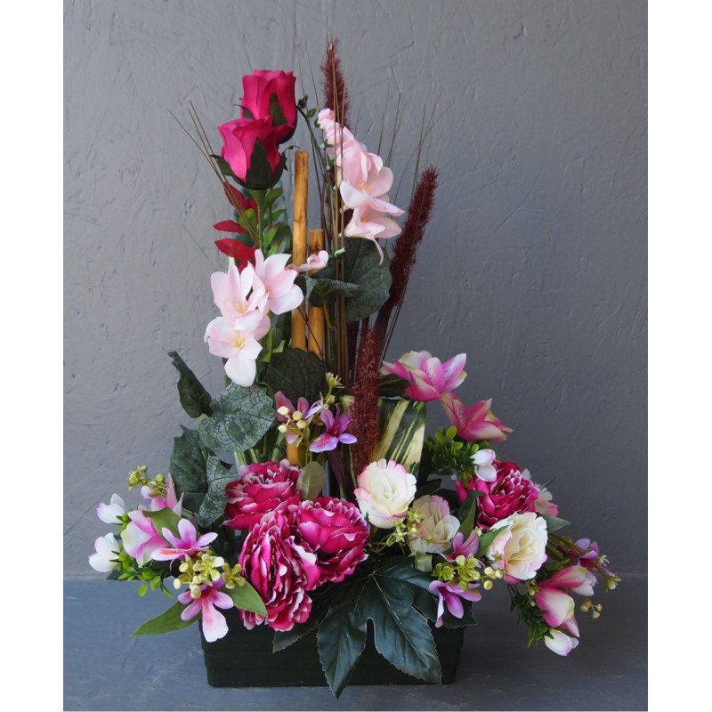 Jardinière face bambou