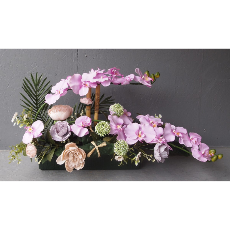 Jardinière allongée vintage-orchid