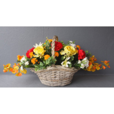 Panier fleurie grande taille