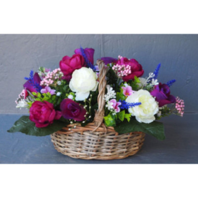 Petit panier fleurie