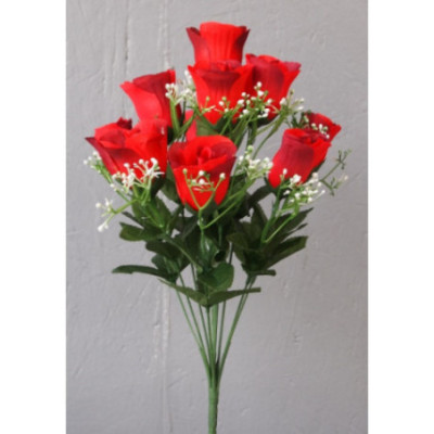 Petit bouquet de 10 roses boutons