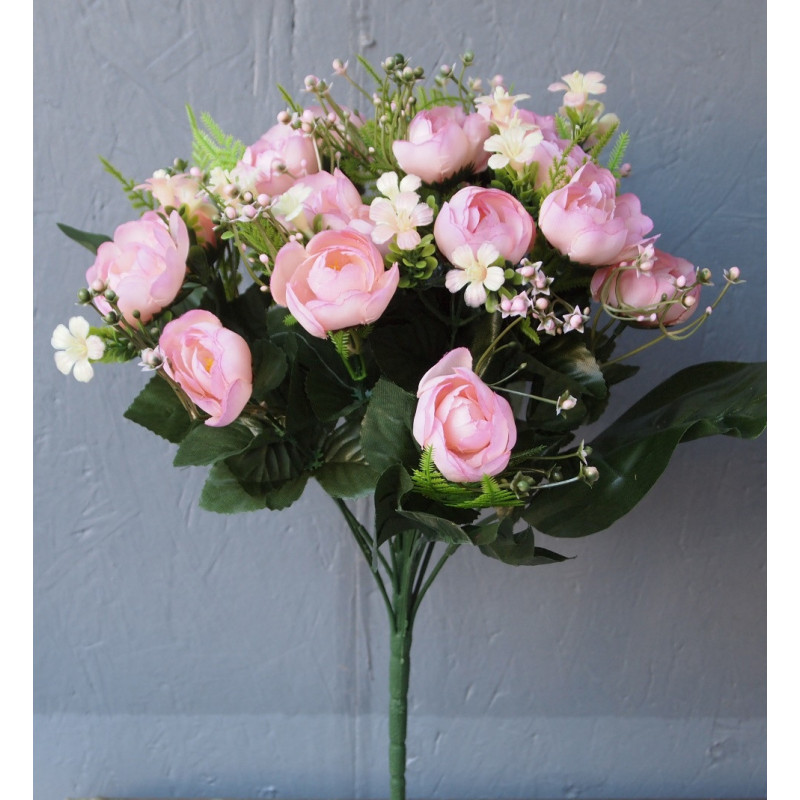 Bouquet renoncules et fleurettes