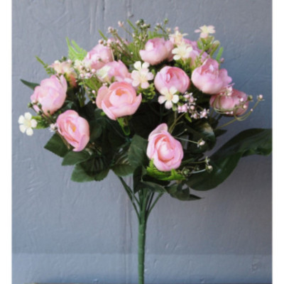 Bouquet renoncules et fleurettes