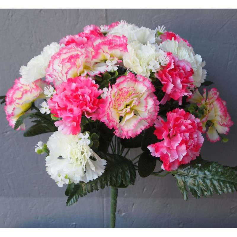 Bouquet 18 tiges œillet