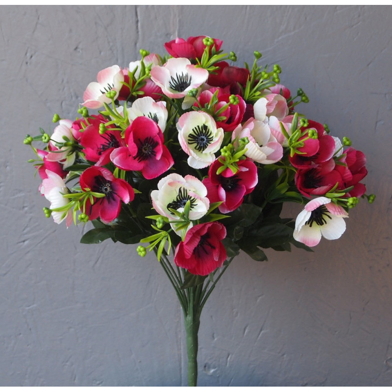 Bouquet 20 tiges anémones