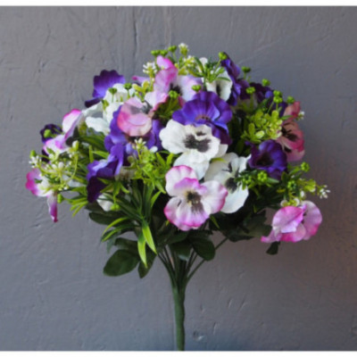 Bouquet 20 tiges pensées