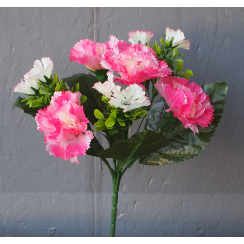 Petit bouquet 7 tiges œillets