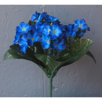 Petit bouquet saint paulia et corolle de feuilles