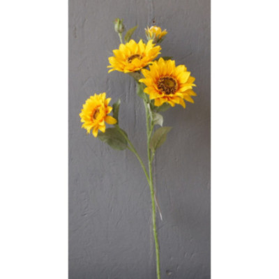 Grand tournesol 3 fleurs et 2 boutons