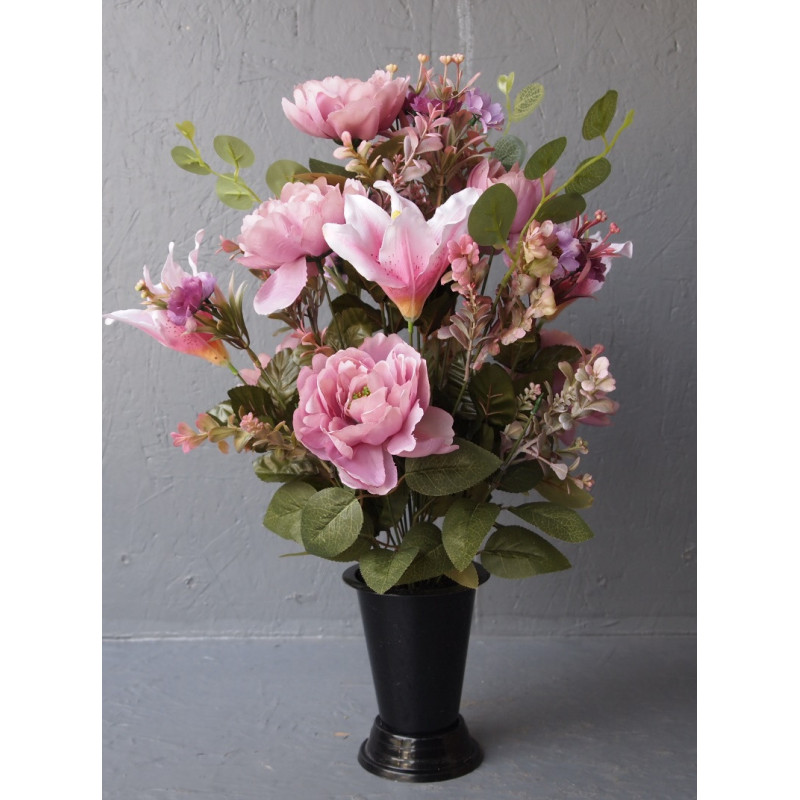 Cône pivoines & lys