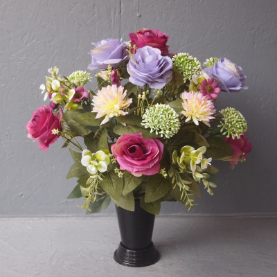 Cône vintage roses