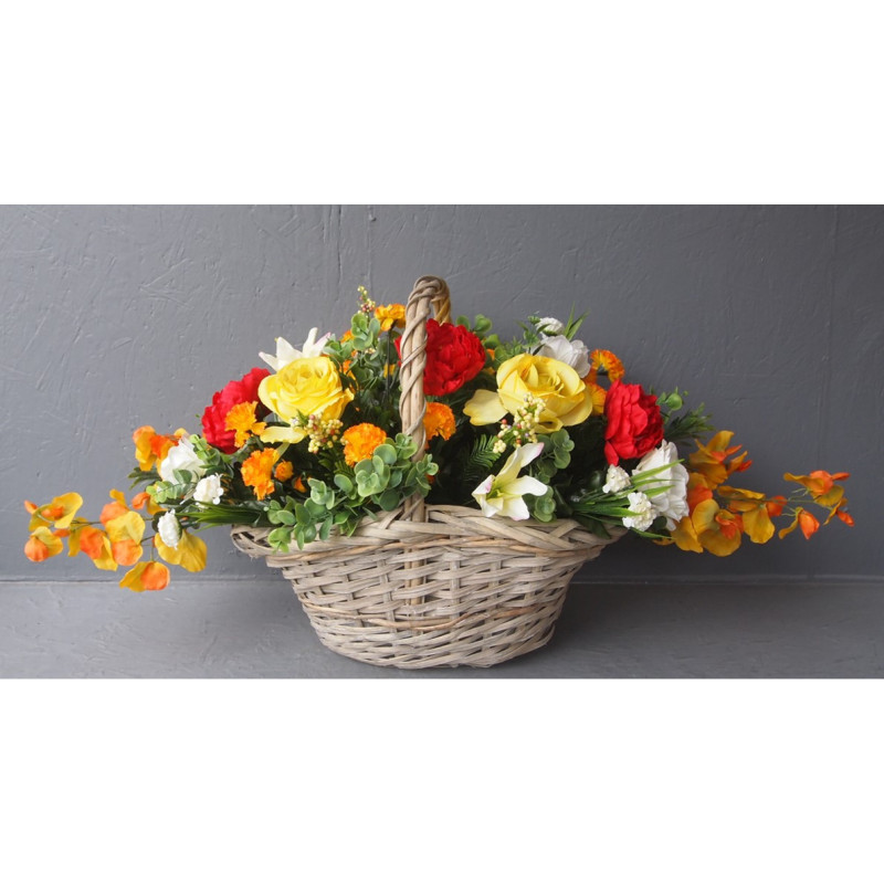Panier fleurie grande taille Panier fleurie grande taille