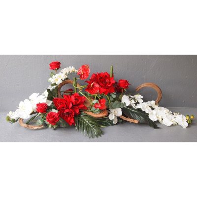 Dessus de cerceuil nature amaryllis