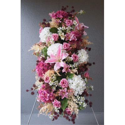 Dessus de cerceuil sublime fleurs fines